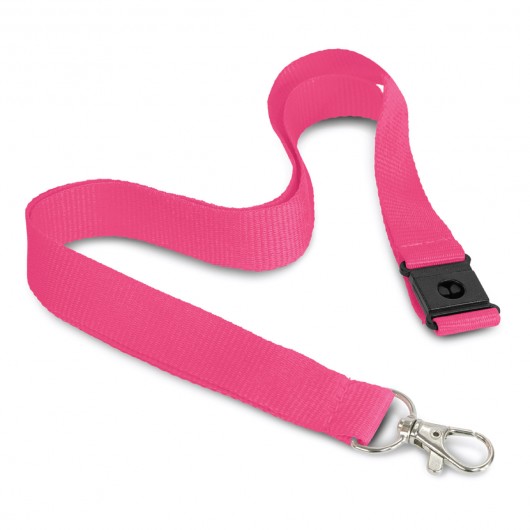3D Logo Lanyards pink